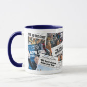 Obama-Einweihungs-Zeitungs-Tasse Tasse (Links)