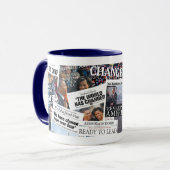 Obama-Einweihungs-Zeitungs-Tasse Tasse (Vorderseite Links)
