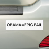 Obama= EPOS VERSAGEN Autoaufkleber (Auf Auto)