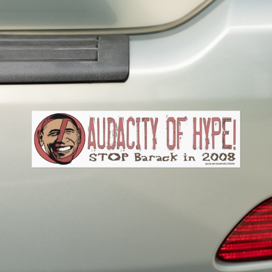Obama erschrickt mich Autoaufkleber (Auf Auto)
