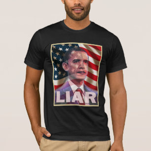 Obama erschrickt mich - er ist ein Lügner T-Shirt