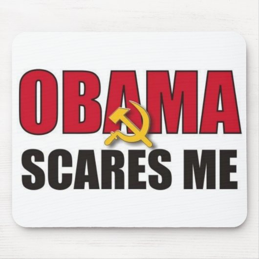 Obama erschrickt mich mousepad (Vorne)