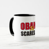 Obama erschrickt mich tasse (Vorderseite Links)