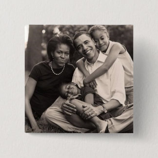 Obama-Erste Familie Button
