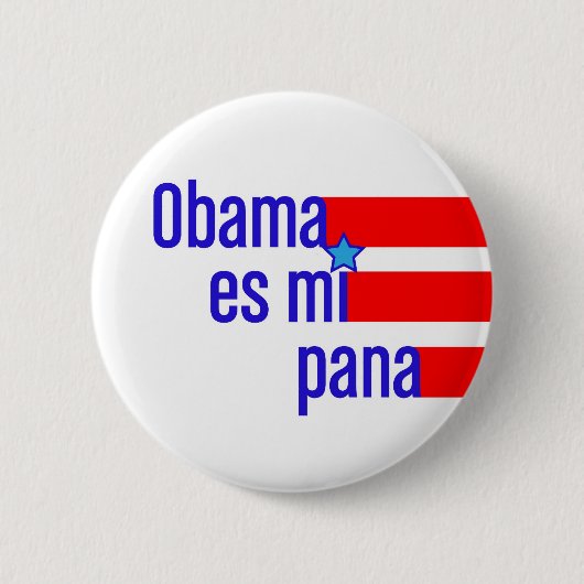 Obama es MI pana - Knopf Button (Vorderseite)