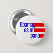 Obama es MI pana - Knopf Button (Vorne & Hinten)