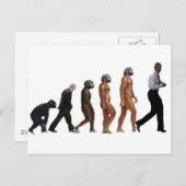 Obama-Evolution Postkarte (Vorne/Hinten)