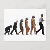 Obama-Evolution Postkarte (Vorderseite)