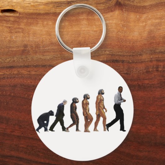 Obama-Evolution Schlüsselanhänger (Vorderseite)