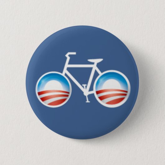 Obama-Fahrrad-Knopf Button (Vorderseite)