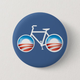 Obama-Fahrrad-Knopf Button