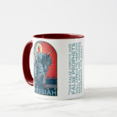 Obama falscher Messiah Tasse (Vorderseite Links)