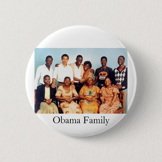 Obama-Familie Button (Vorderseite)