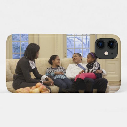Obama-Familie Case-Mate iPhone Hülle (Rückseite (Horizontal))