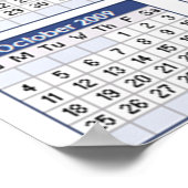 OBAMA FAMILY CALENDAR POSTER - Individuell (Ecke)