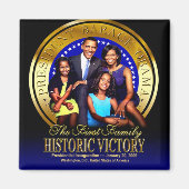 Obama Family Siegel Magnet (Vorne)