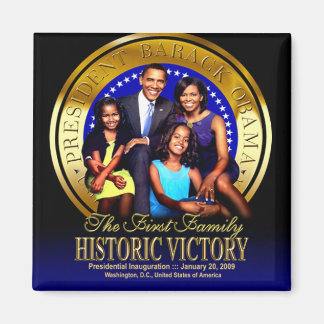 Obama Family Siegel Magnet