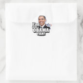 Obama-Fan-Aufkleber Runder Aufkleber (Tasche)