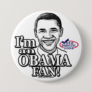 Obama-Fan-Knopf Button