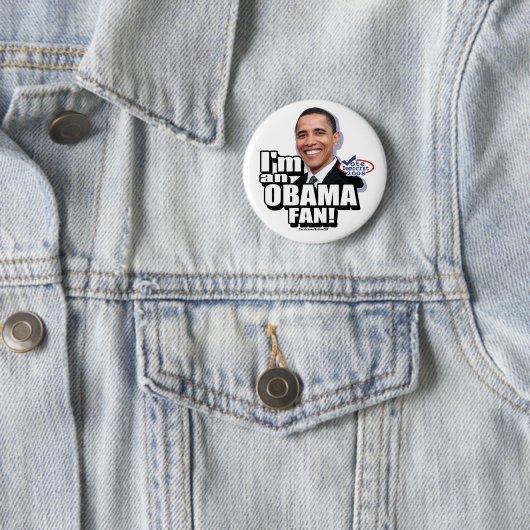 Obama-Fan-Knopf Button (Beispiel)