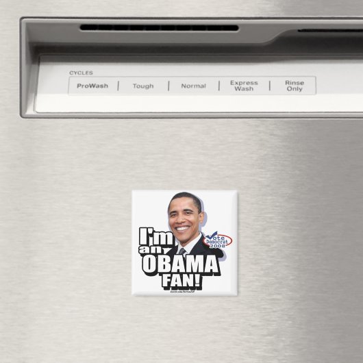 Obama Fan Magnet (In Situ (Geschirrspüler))