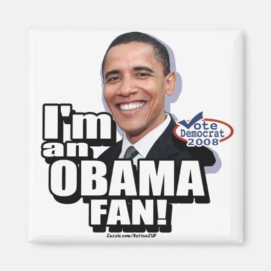 Obama Fan Magnet (Vorne)
