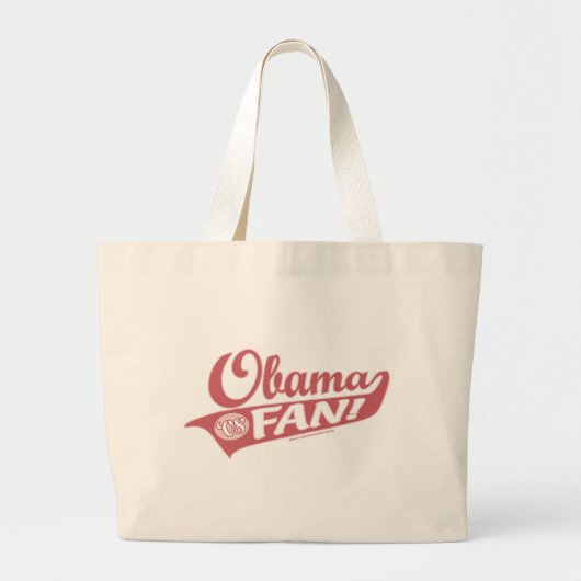 Obama-Fan-Tasche Jumbo Stoffbeutel (Vorne)