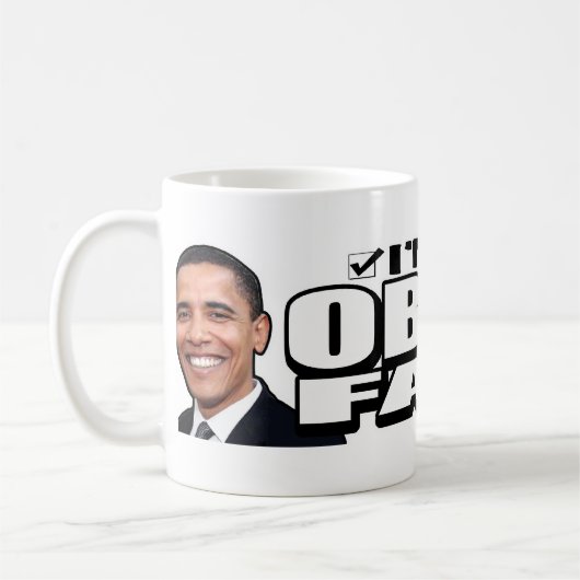 Obama-Fan-Tasse Kaffeetasse (Links)