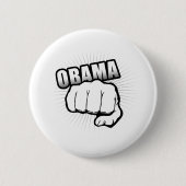 OBAMA-FAUST-PUMPE BUTTON (Vorderseite)