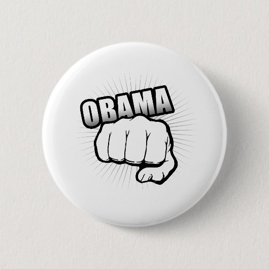 OBAMA-FAUST-PUMPE BUTTON (Vorderseite)