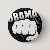 Obama-Faustpumpe Button (Vorderseite)