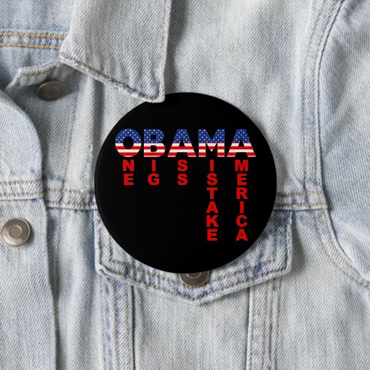 Obama-Fehler 1 Button (Beispiel)