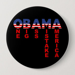 Obama-Fehler 1 Button