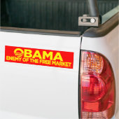 Obama, Feind des freien Marktes Autoaufkleber (Auf Lkw)