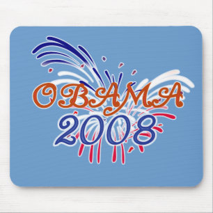 Obama-Feuer WorksMousepad Mousepad