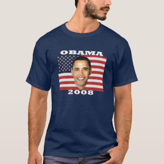 Obama-Flagge dunkle T T-Shirt