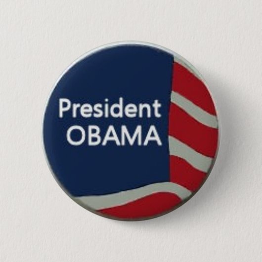 Obama-Flaggen-Button Button (Vorderseite)
