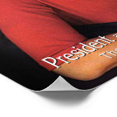 Obama flüstert Poster (Ecke)