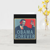 Obama Forever Barack Präsident 44 Karte (Gelbe Blume)
