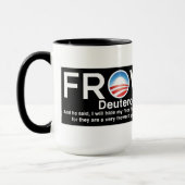 Obama, Forward oder Froward Tasse (Links)