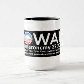 Obama, Forward oder Froward Tasse (Zentrum)