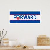 Obama FORWARD Poster (Küche)