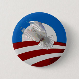 Obama-Friedensknopf Button