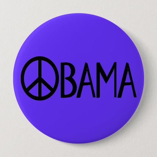 Obama-Friedensknopf Button (Vorderseite)