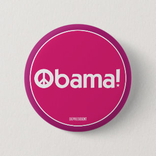 Obama-Friedensknopf Button