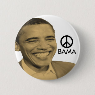 Obama-Friedensknopf Button