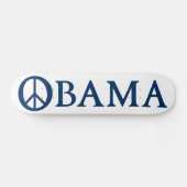 Obama-Friedenssymbol Skateboard (Horizontal)