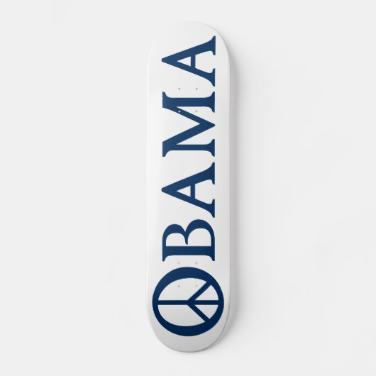 Obama-Friedenssymbol Skateboard (Vorderseite)