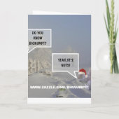 Obama frohe Feiertage Feiertagskarte (Rückseite)