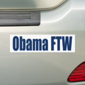 Obama FTW Autoaufkleber (Auf Auto)